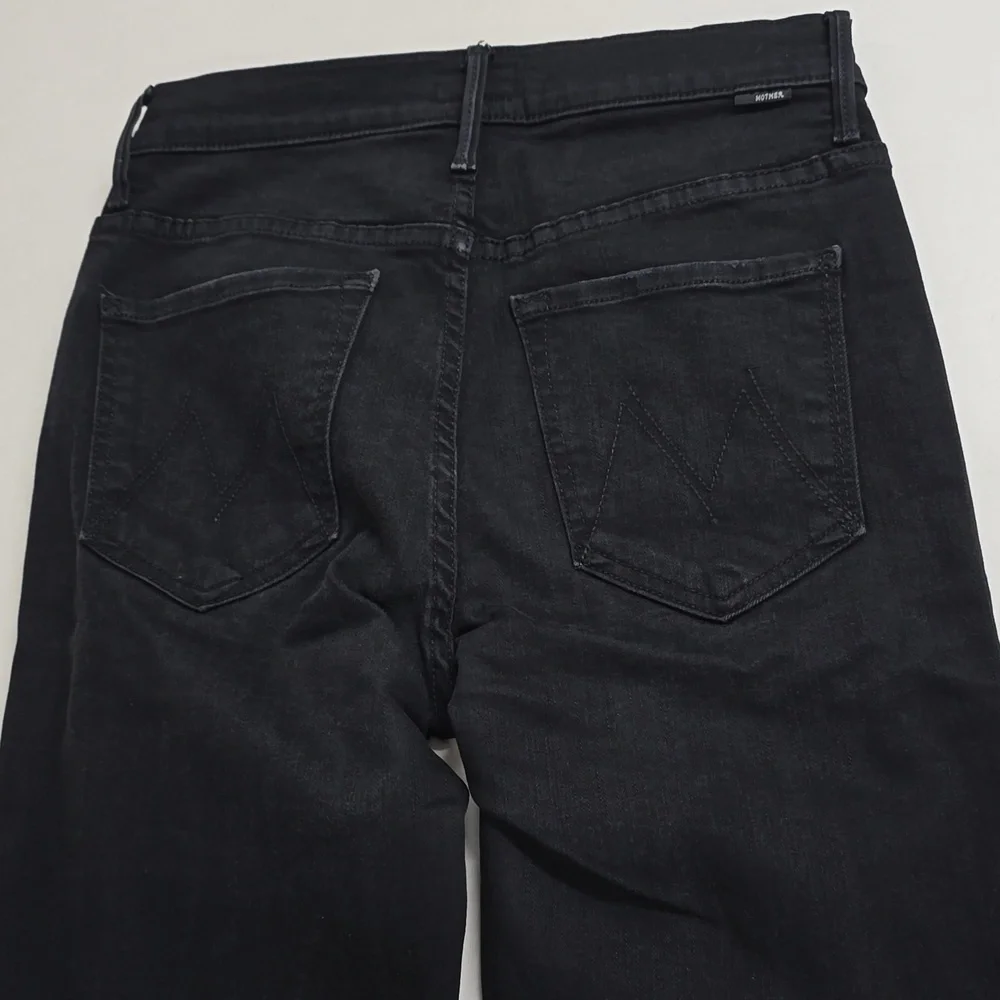 MOTHER The Stunner Double Zip Ankle Step Fray Jeans
